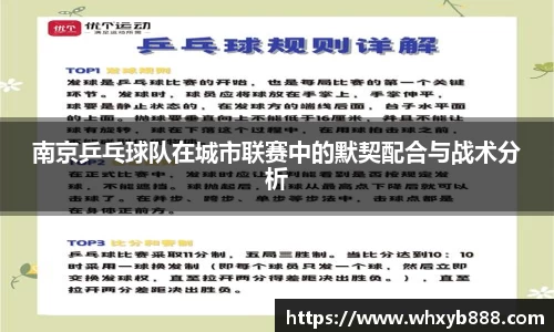 南京乒乓球队在城市联赛中的默契配合与战术分析